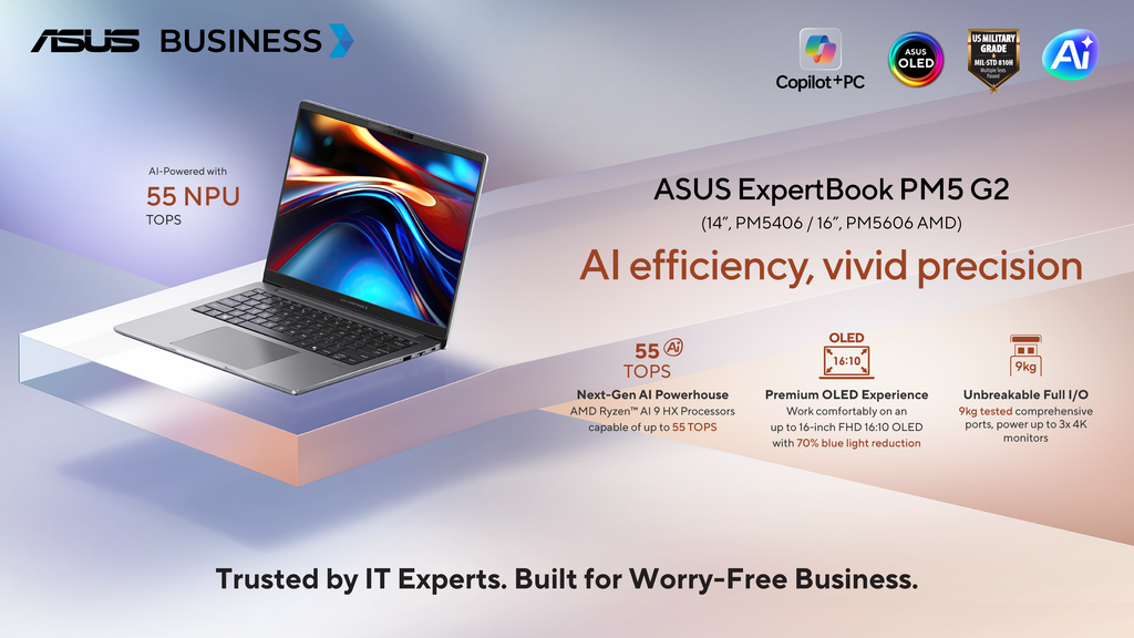 PM5-G2-KV-1024x576 ASUS ExpertBook P Series Now Available in Malaysia, Offering Enterprise-Grade AI Business Laptops for All